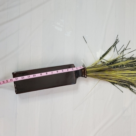 CONTEMPORARY Artisan Created Acrylic Vase 13.5" x 4" Fair Trade - Picture 3 of 5